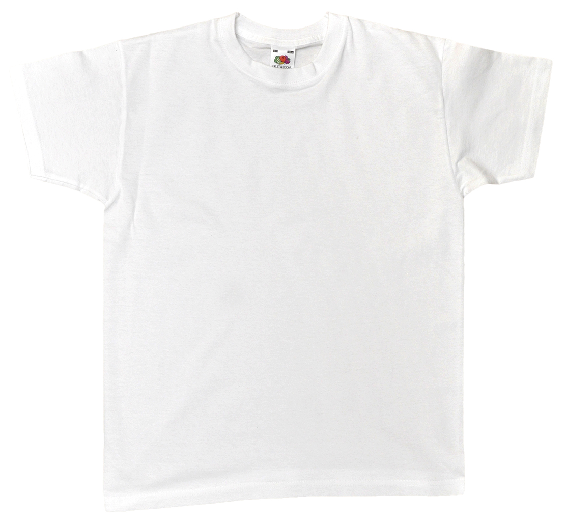 T-Shirt, weiß, Größe 104 - 152